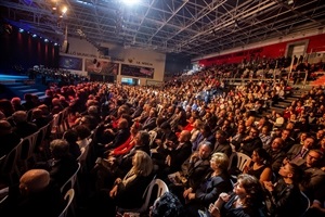 El Pabellón se transformó en un gran Auditorio para esta Gala Nacional del Deprote