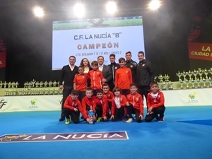 El fútbol base nuciero fue de los más premiados en esta Gala