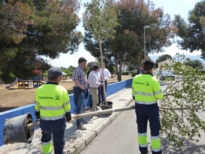 La actuación ha comenzado en la Urb. Pinar de Garaita