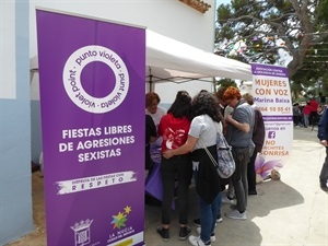 Este espacio tiene como objetivo educar y concienciar a los festeros y festeras de unas fiestas libres de agresiones sexistas