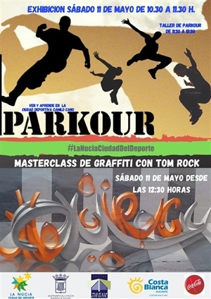 Este sábado 11 de mayo se desarrollará esta actividad en la zona de Parkour de la Ciutat Esportiva Camilo Cano