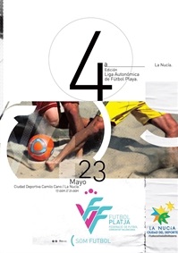 La Nucia Cartel Futbol Playa Liga Aut 2019