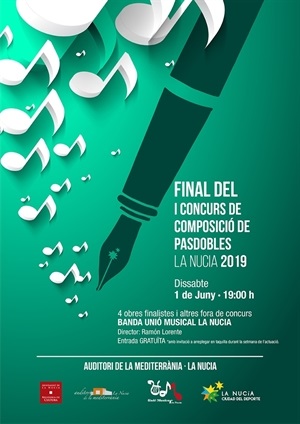 Cartel del Concierto del I Concurso de Pasodobles de La Nucía