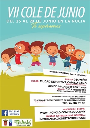 Cartel de la Escuela de Junio 2019