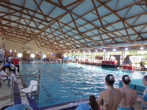 Un gran ambiente en la Piscina Camilo Cano durante las dos jornadas del Campeonato