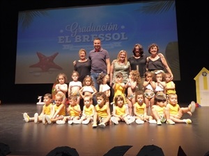 Graduación de los alumnos de la clase de los "Leones" del Bressol