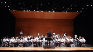 la Societat Musical d´Alzira interpretó dos piezas