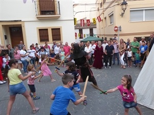 Animación infantil en el Mercado Medieval del año pasado