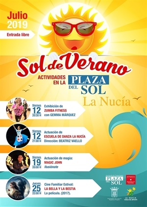 Cartel de la programación "Sol de Verano"