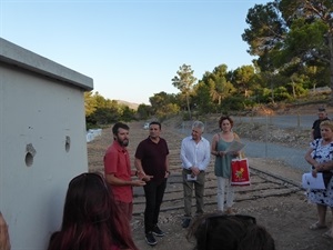 Kiko Lloret, coordinador de Ecohuertos, explica las normas de los Huertos Ecológicos de La Nucía