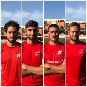 Los cuatro últimos fichajes Candela, Sergi, Javi Cabezas y Titi