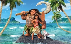 La película Vaiana de Disney se proyecta mañana a las 22 horas