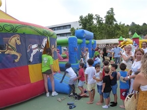 Castillos hinchables para la clausura del Festival