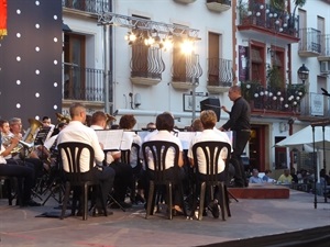 Un momento del concierto en la noche del domingo