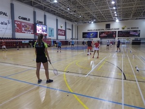 Durante esta semana se celebra en el Pabellón este VII Campus de Bádminton