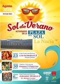 La Nucia Cartel Plaza Sol Agosto 2019