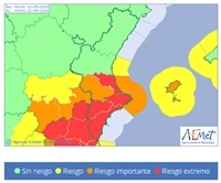 La Nucia alerta roja lluvias 12-9-2019