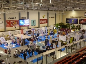 Vista de la zona empresarial y comercial de Exponucía