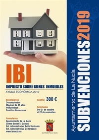 La Nucia Cartel Subv IBI 2019