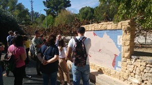 Panel mosaico de la "Sèquia Mare" en el CEM Captivador