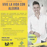 La Nucia cartel vivir-es-increible 2019