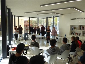 Mª Jesús Jumilla, concejala de Juventud ha participado en este Taller Intergeneracional