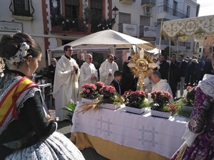 Procesión del "Santíisim Sacrament" esta meidodía