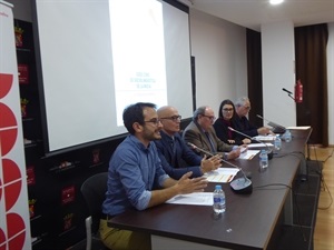 Jordi Antolí del Comité Organitzador durante su intervención