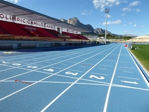 Vista de la Pista de Atletismo de La Nucía