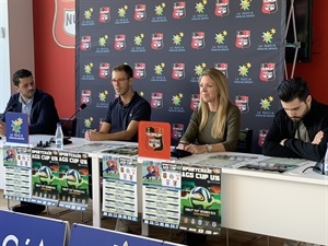 Presentación del Torneo esta mañana en el Estadi Olímpic Camilo Cano de La Nucía