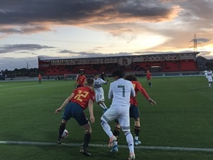 El pasado mes de diciembre el Estadi Olímpic albergó un partido de la selección aub 16