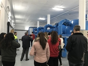 Los alumnos del Instituto realizan visitas didácticas a la Planta Potablizadora para conocer su funcionamiento