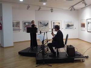 Los dos músicos demostraron su virtuosismo en esta actuación en l'Auditori de La Nucía