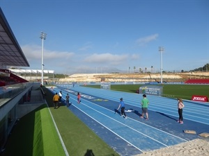 Durante la mañana del sábado y el viernes también hubo una jornada de puertas abiertas de la Pista de Atletismo