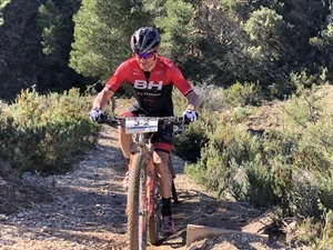 El medallista olímpico Carlos Coloma en pleno esfuerzo