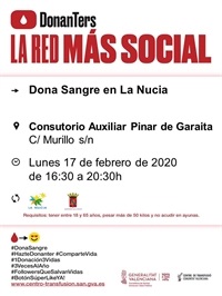 La Nucia Cartel Sangre Donac Febrero 2020