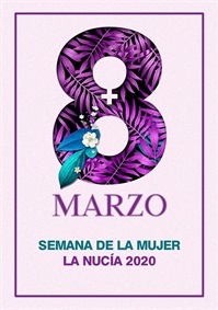 La Nucia Cartel igualdad Semana Mujer 2020