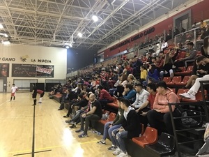 La afición respondió a la llamar del Sporting Fútbol Sala para este trascendental partido