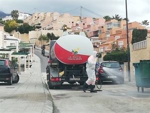 Esta mañana se está actuando en la Urbanización Panorama