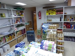 El Centro Social El Calvari de La Nucía alberga el Programa de Alimentos