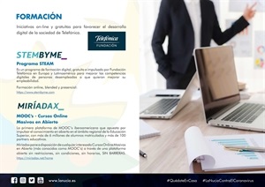 Propuestas de formación on-line gratuitas es una de las nuevas propuestas de esta guía