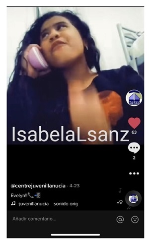 El tercera perfil con más likes ha sido @isabelal_