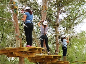 Forestal Park de La Nucía con tirolinas para toda la familia