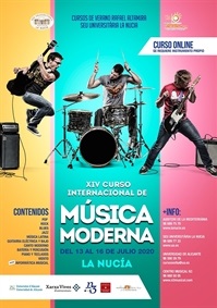 La Nucia Cartel Seu Curso Musica Verano 2020