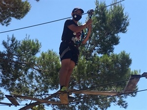 El Parque de Aventura de La Nucía TirolinasGo abrió el sábado 13 junio