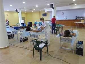 Las donaciones de sangre en La Nucía han aumentado en los últimos meses por encima de la media