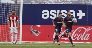 Borja Mayoral y Bardhi fabricaron el gol del Levante