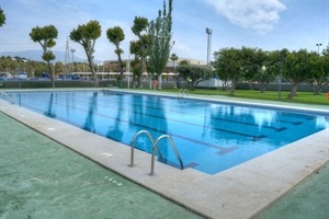 Vista de la Piscina Exterior de La Nucía