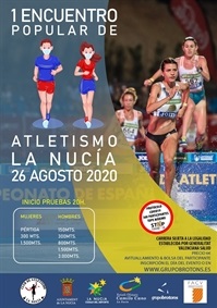 La Nucia Primer Encuentro Popular Atletismo 2020