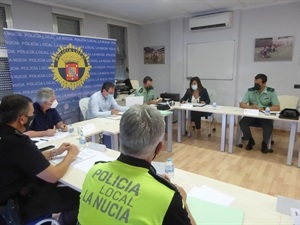 La Junta General de Seguridad se ha celebro esta mañana en la Central de la Policía Local